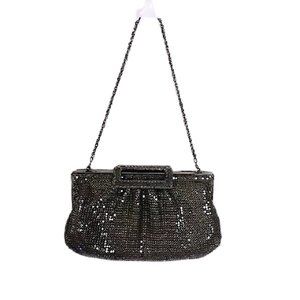 Metal Mesh Evening Bag with Chain Handle